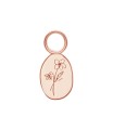 Cosmos Birth Flower Silver Charms CH-344